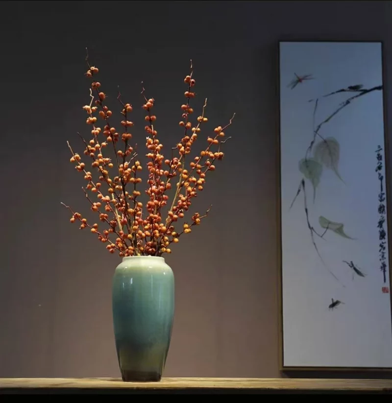 Jingdezhen Moderne – Vase en porcelaine émaillée