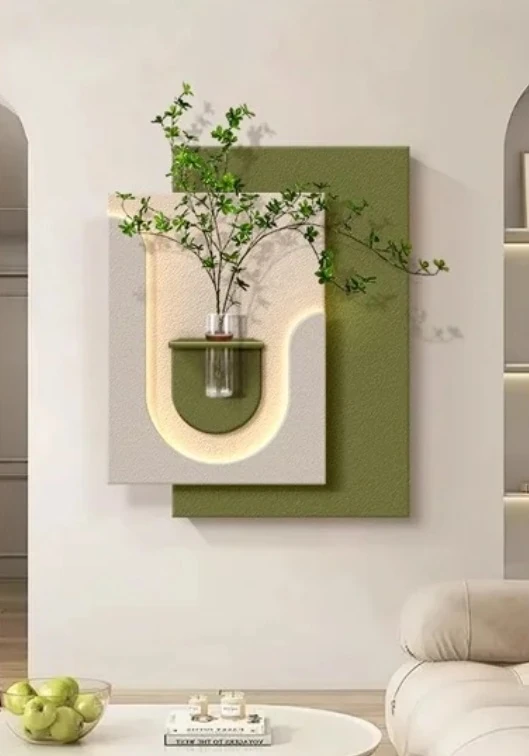 decoration-murale-AC0002-vert-salon-lighton decoration-murale-AC0002-vert-salon-lighton