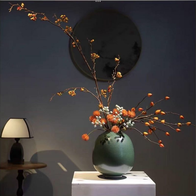 “Jade Profond” – Vase d’Exception