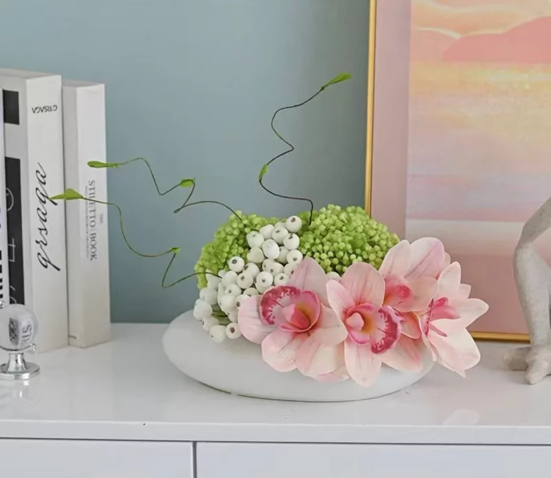 “Harmonie Magnolia” – Composition de Table